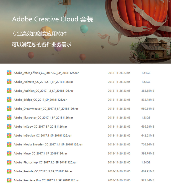��������Adobe CC 2017/2018�ƽ��