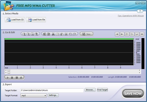 Free MP3 WMA Cutter(免费MP3/WMA剪切软件) v8.8.0 官方版