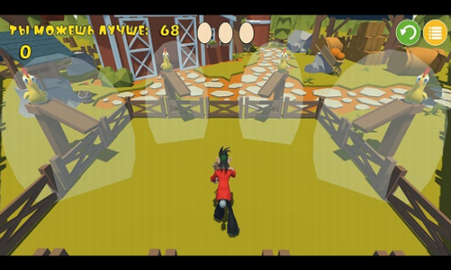 大尾巴狼接鸡蛋